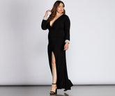 Plus Athena Formal Asymmetrical Pearl Dresses